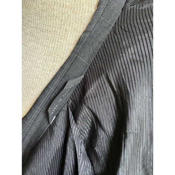 Hugo Boss Mens Blazer Wool Sport Coat US Sz 38R Redo Super 110 Grey Plaid - Picture 16 of 16